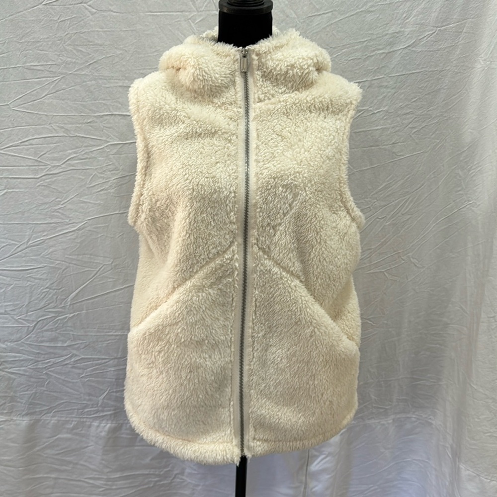Jones New York Fleece Hooded Vest
